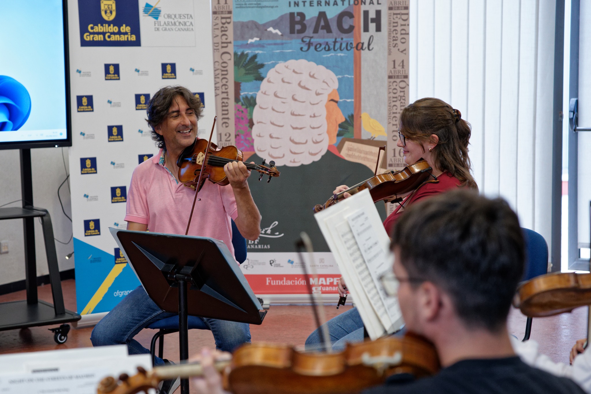 Encuentro de la Joven Orquesta de Gran Canaria y la Joven Orquesta del IBF
